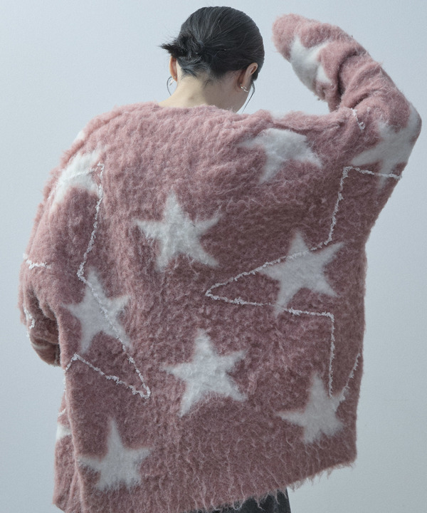 STAR★ ALLOVER STITCH KNIT CARDIGAN 詳細画像 23