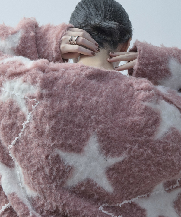 STAR★ ALLOVER STITCH KNIT CARDIGAN 詳細画像 25