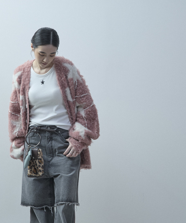 STAR★ ALLOVER STITCH KNIT CARDIGAN 詳細画像 26