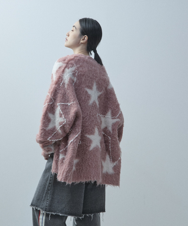 STAR★ ALLOVER STITCH KNIT CARDIGAN 詳細画像 27