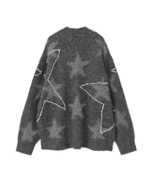 STAR★ ALLOVER STITCH KNIT CARDIGAN 詳細画像 6