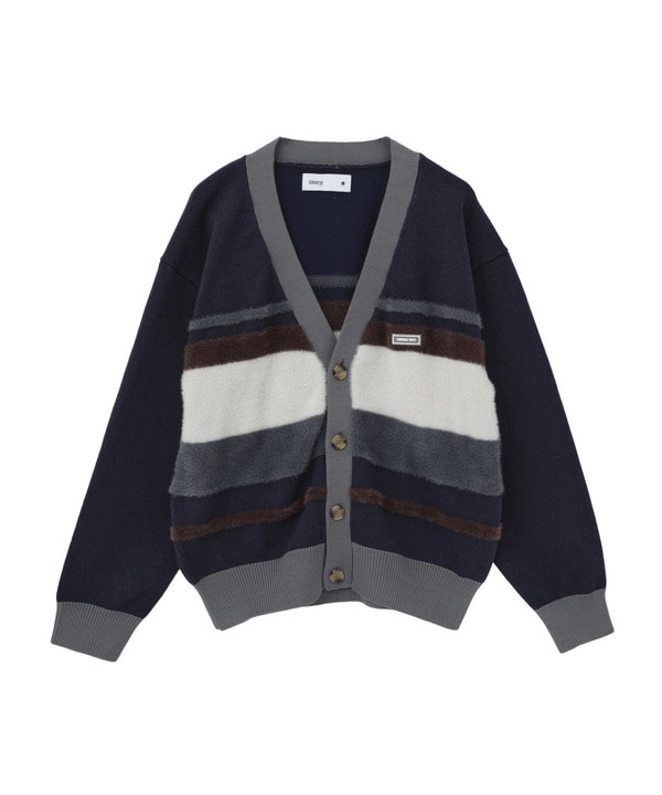 HL BORDER KNIT CARDIGAN 詳細画像 ネイビー 1