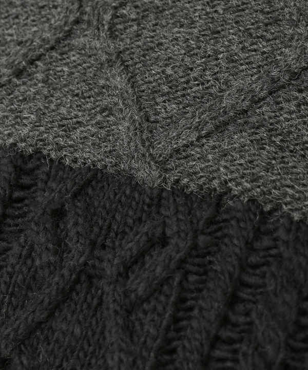 PATCHWORK STITCH CABLE KNIT 詳細画像 8