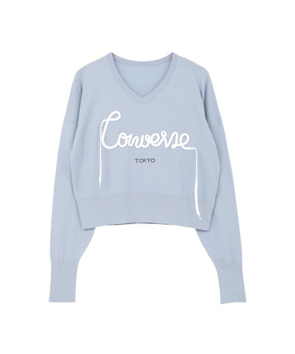 SPINDLE LOGO VNECK KNIT 詳細画像 10