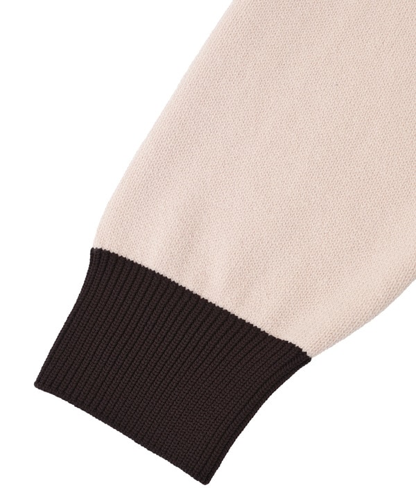 HL HALF-ZIP BORDER KNIT PULLOVER 詳細画像 6