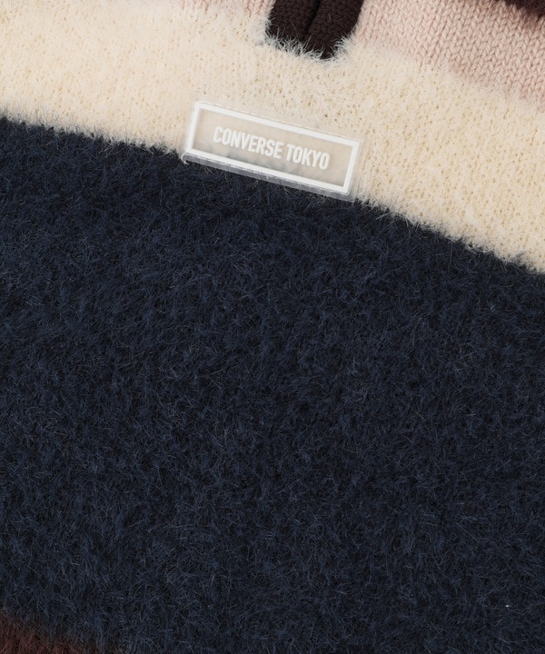 HL HALF-ZIP BORDER KNIT PULLOVER 詳細画像 8