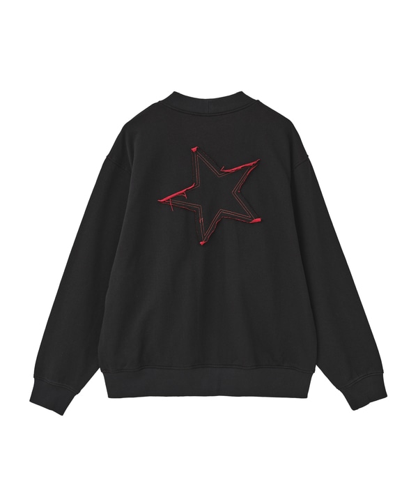 BACK STAR★ PATCH INDIGO SWEAT CARDIGAN 詳細画像 16