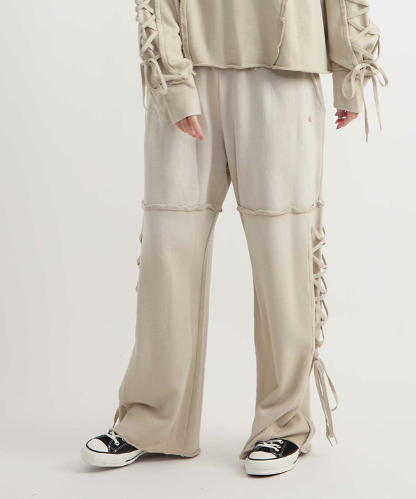  LACE-UP SIDE VINTAGE SWEAT PANTS 詳細画像 6