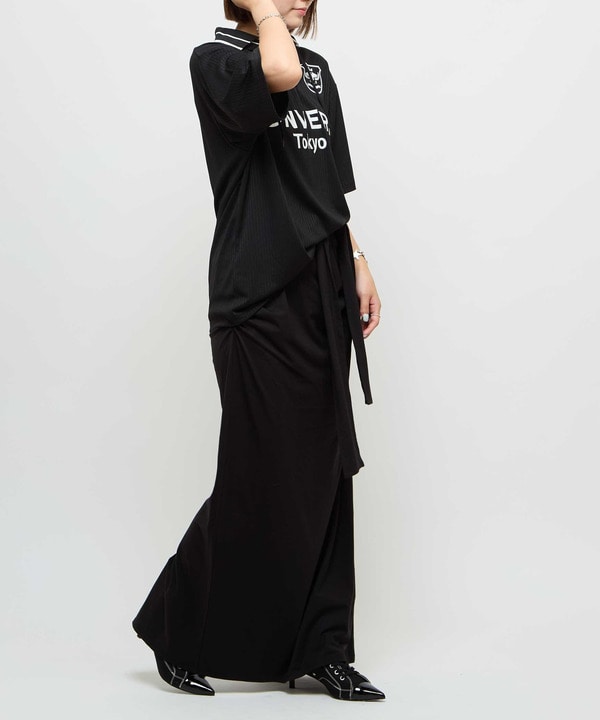 【HL】JERSEY GATHERED RIBBON SKIRT 詳細画像 4
