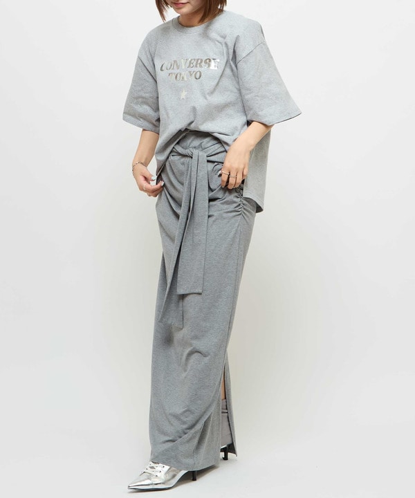【HL】JERSEY GATHERED RIBBON SKIRT 詳細画像 8