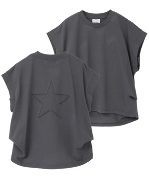 SIDE TUCK SLEEVELESS TEE