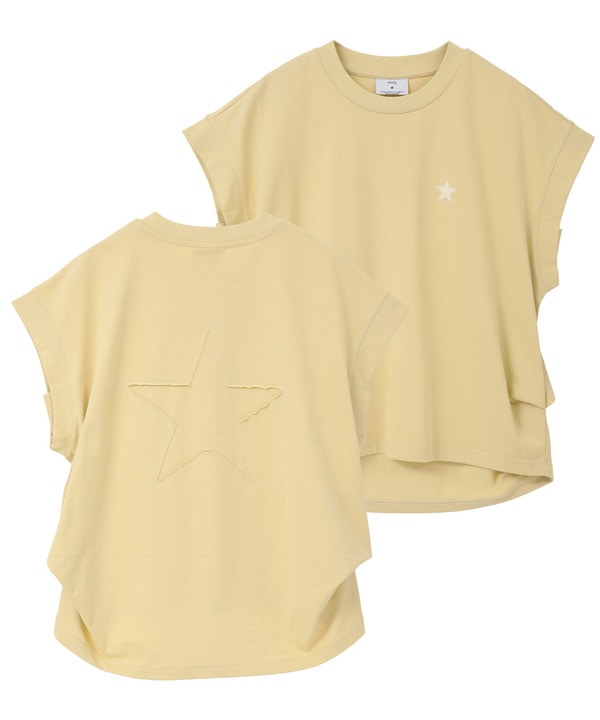 SIDE TUCK SLEEVELESS TEE 詳細画像 イエロー 1