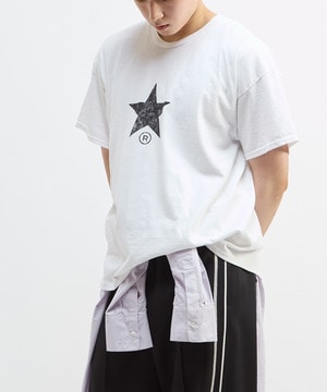 VINTAGE WASH STAR LOGO TEE