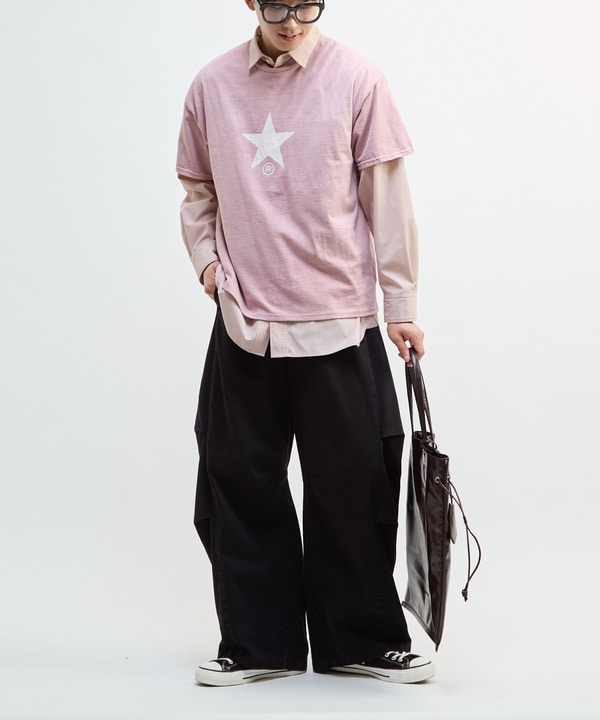 VINTAGE WASH STAR LOGO TEE 詳細画像 3