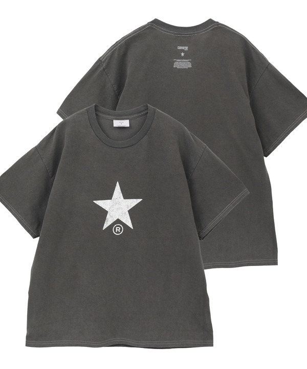 VINTAGE WASH STAR LOGO TEE 詳細画像 ブラック 1