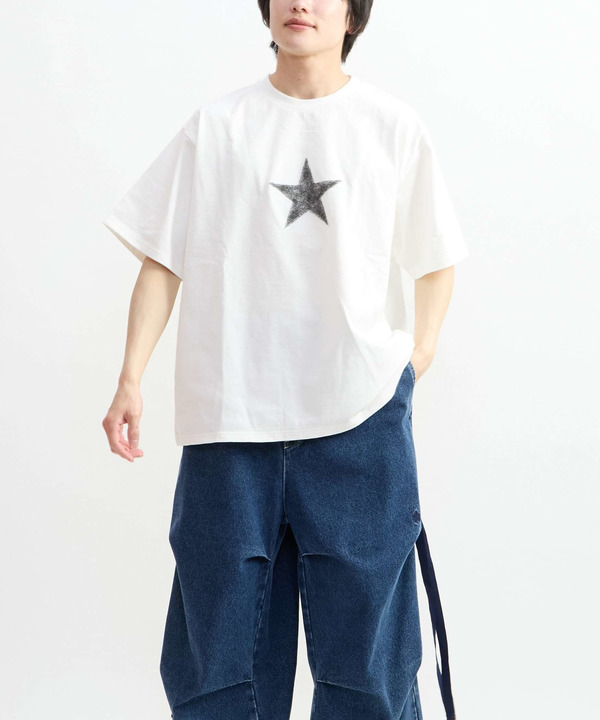 ONE STAR UP RECYCLED COTTON TEE 詳細画像 1