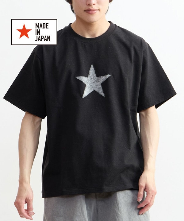 ONE STAR UP RECYCLED COTTON TEE 詳細画像 ブラック 1