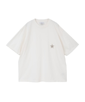 STAR LEATHER PATCH TEE