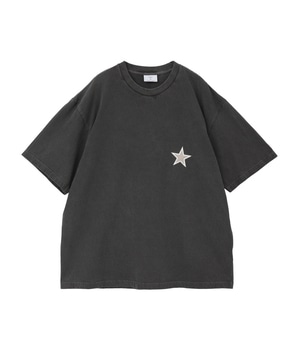 STAR LEATHER PATCH TEE