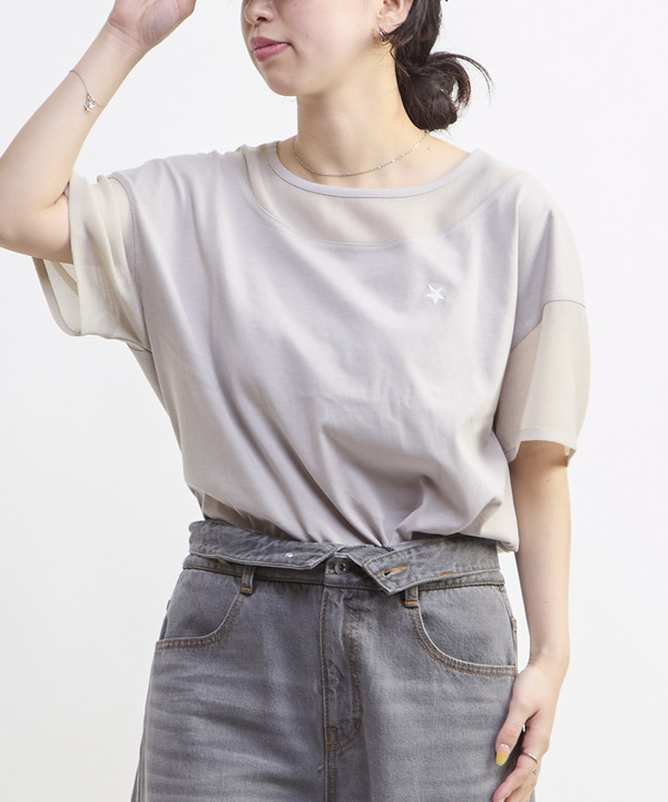 MESH DOCKING TOPS 詳細画像 グレー 1