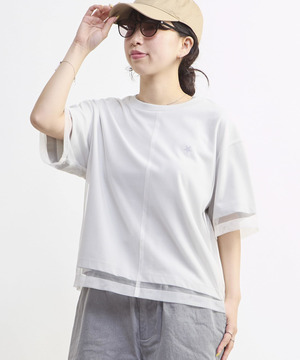 SHEER LAYERED TEE