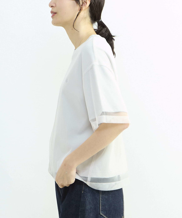 SHEER LAYERED TEE 詳細画像 1