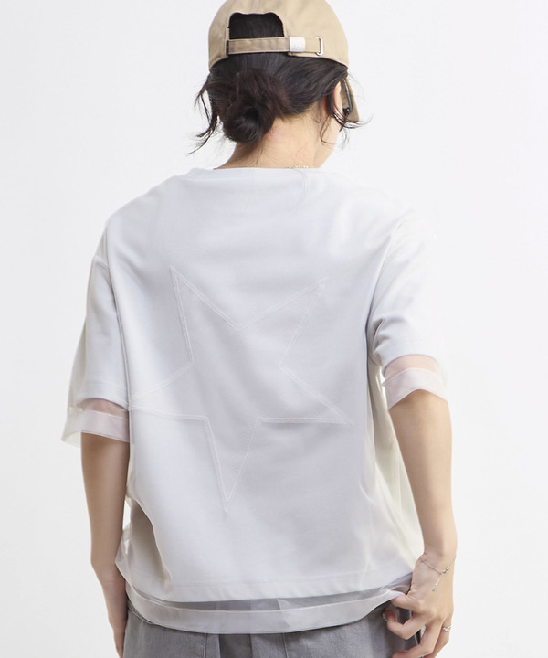 SHEER LAYERED TEE 詳細画像 5