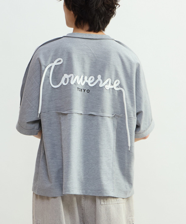 SPINDLE LOGO SWITCHING TEE 詳細画像 杢グレー 1