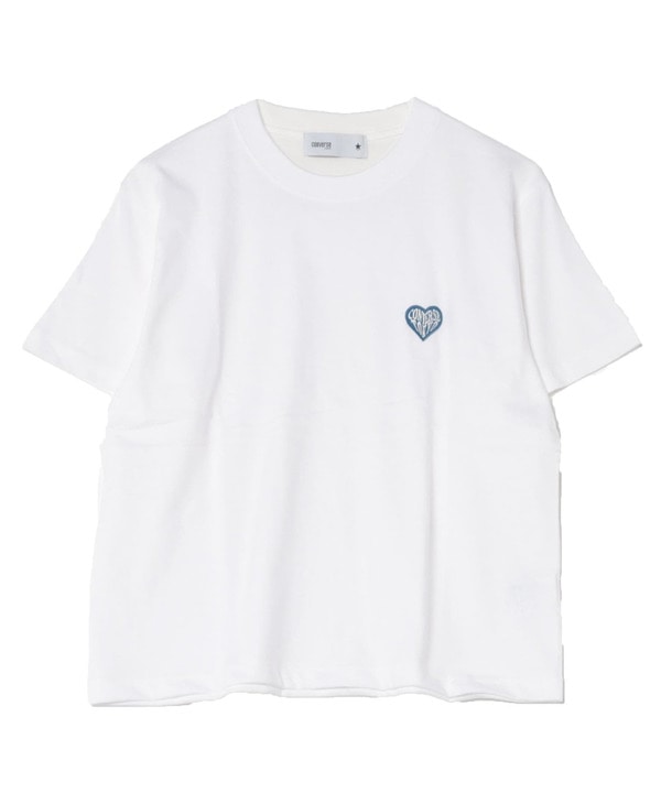 HEART LOGO PATCH TEE 詳細画像 ホワイト 1