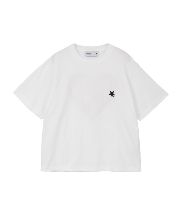 HEART LOGO BACK PRINT TEE 詳細画像 2