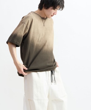 GRADATION DYE CUT-OFF TEE
