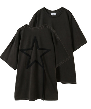 PIGMENT DYE SPINDLE STAR★ TEE