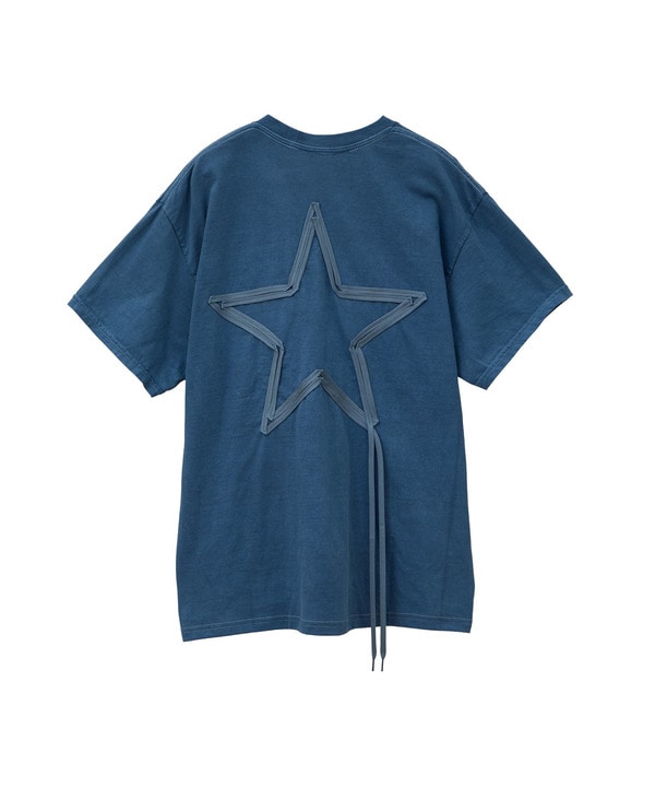 PIGMENT DYE SPINDLE STAR★ TEE 詳細画像 2