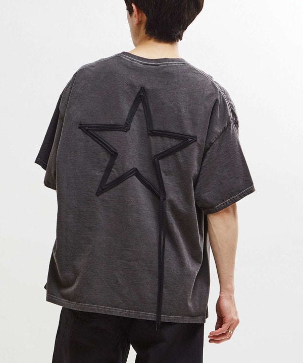 PIGMENT DYE SPINDLE STAR★ TEE 詳細画像 7