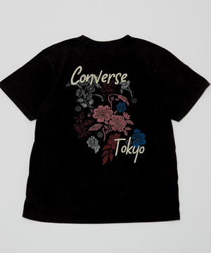 FLOWER BACK PRINT T-SHIRT