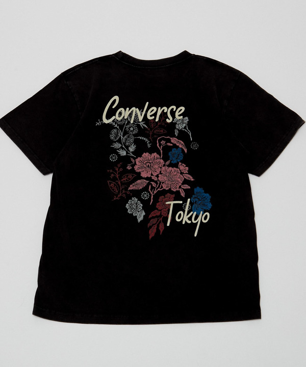 FLOWER BACK PRINT T-SHIRT 詳細画像 ブラック 1