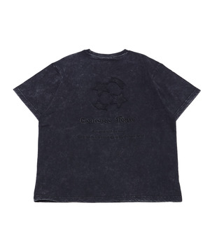 SPINDLE HEM EMBROIDERED LOGO TEE