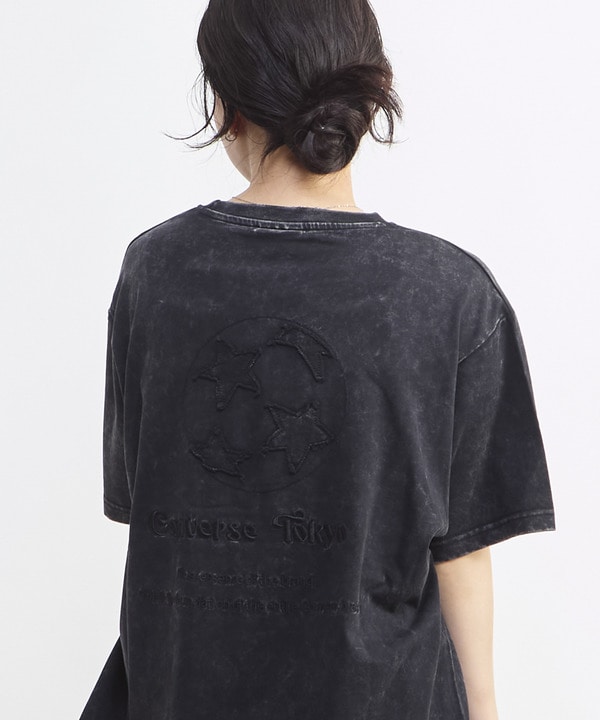 SPINDLE HEM EMBROIDERED LOGO TEE 詳細画像 5