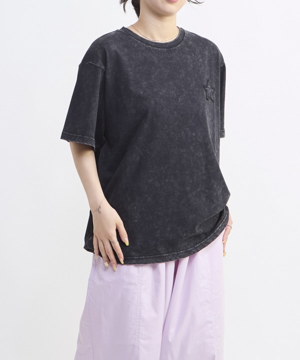SPINDLE HEM EMBROIDERED LOGO TEE 詳細画像 6