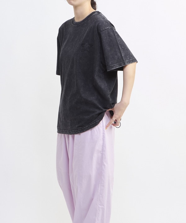 SPINDLE HEM EMBROIDERED LOGO TEE 詳細画像 7