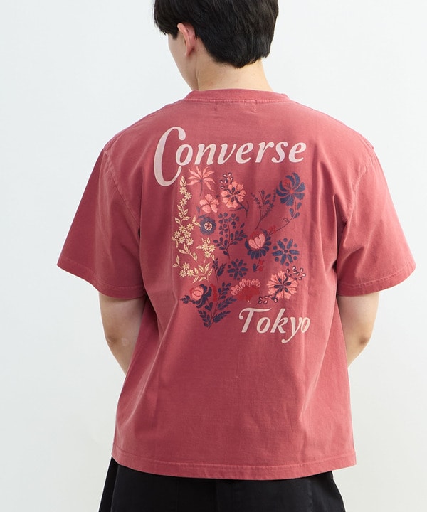 BACK FLOWER PRINT TEE 詳細画像 レッド 1