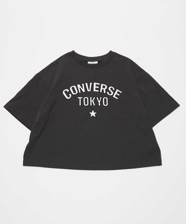EMBROIDERY　ARCH LOGO SHORT T-SHIRT 詳細画像 チャコールグレー 1