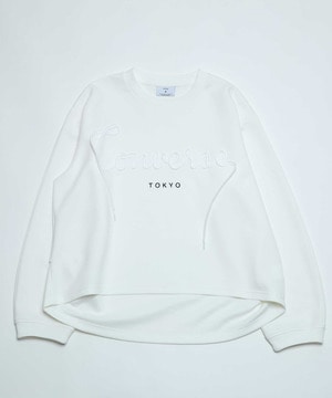 SPINDLE LOGO TUCK SWEAT