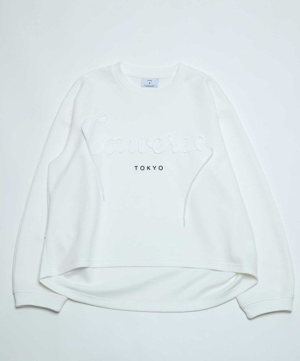 SPINDLE LOGO TUCK SWEAT 詳細画像 ホワイト 1