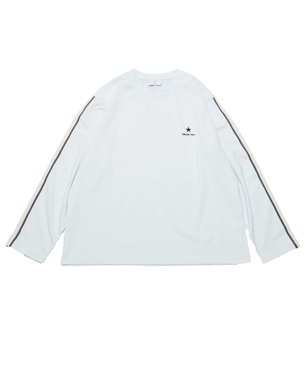 SIDE LINE LONG SLEEVE TEE 詳細画像 ホワイト 1