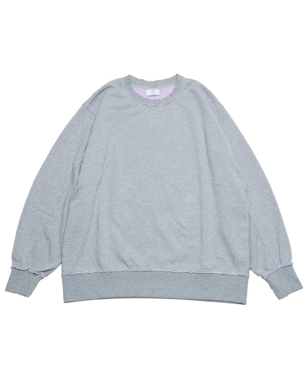 BI-COLOR STAR★ PATCH SWEAT 詳細画像 杢グレー 1