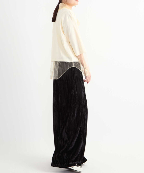 【HL】TULLE BOWTIE CROPPED TEE 詳細画像 15