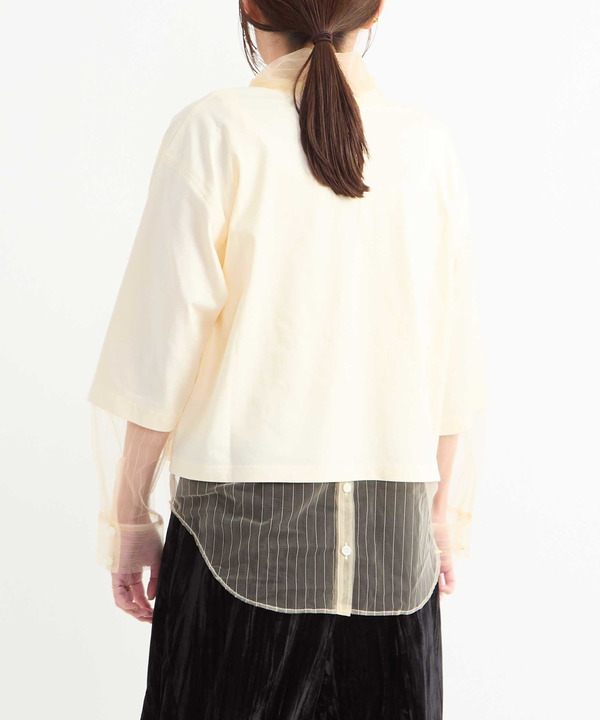 【HL】TULLE BOWTIE CROPPED TEE 詳細画像 16