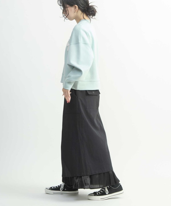 3D EMBROIDERY CROPPED SWEAT 詳細画像 3