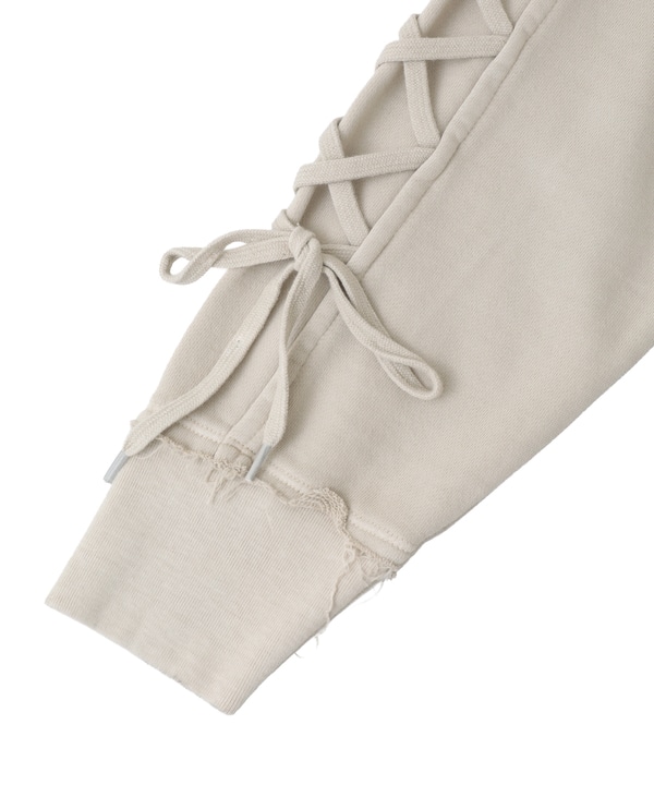 LACE-UP SLEEVE VINTAGE SWEAT 詳細画像 24